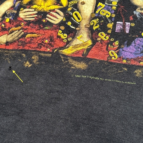 Vintage 90s Tragically Hip Fully Completely Tour Single Stitch T Shirt Mens L - Picture 5 of 9